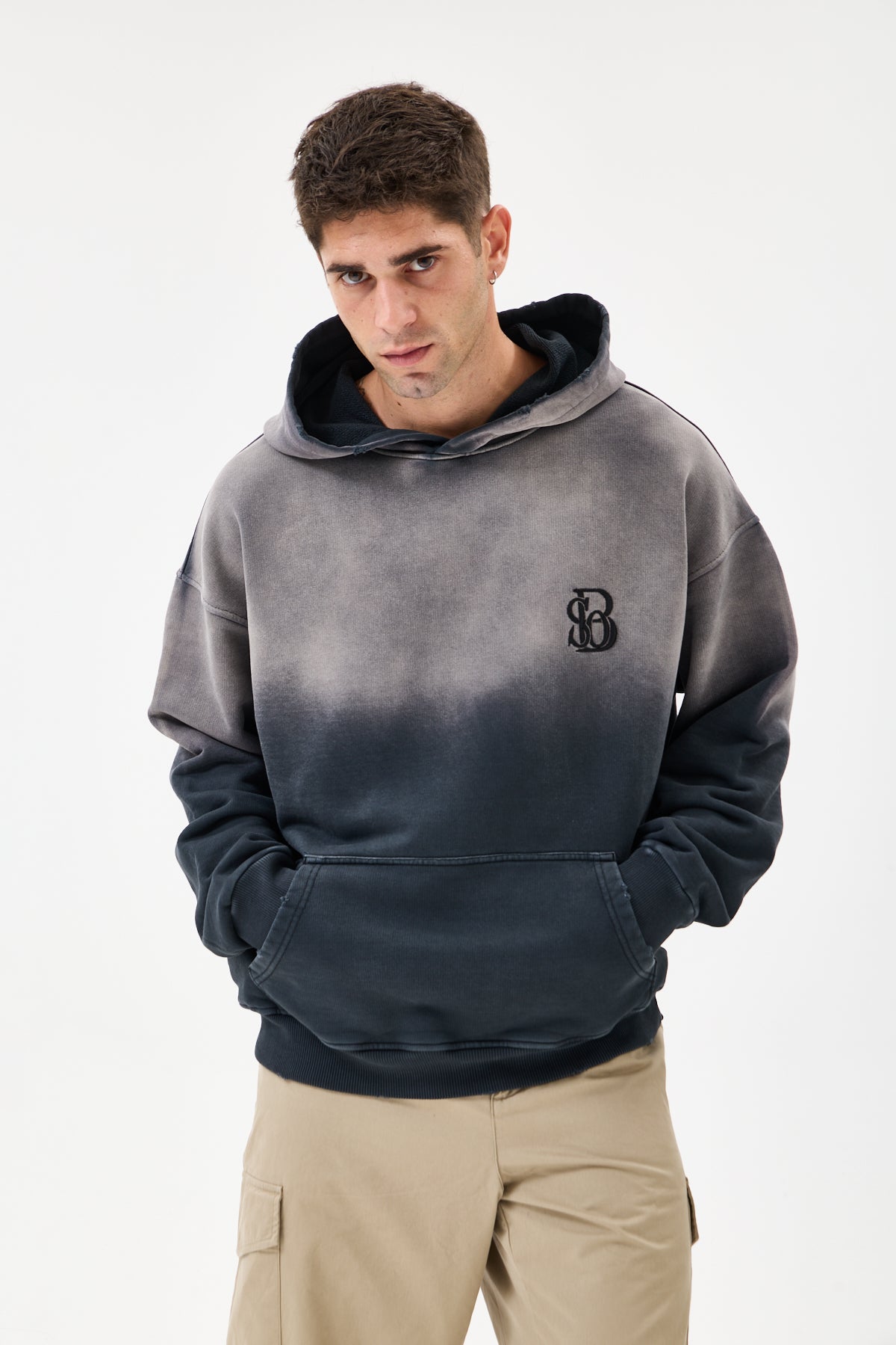 Asit Yıkama Vintage Sweatshirt