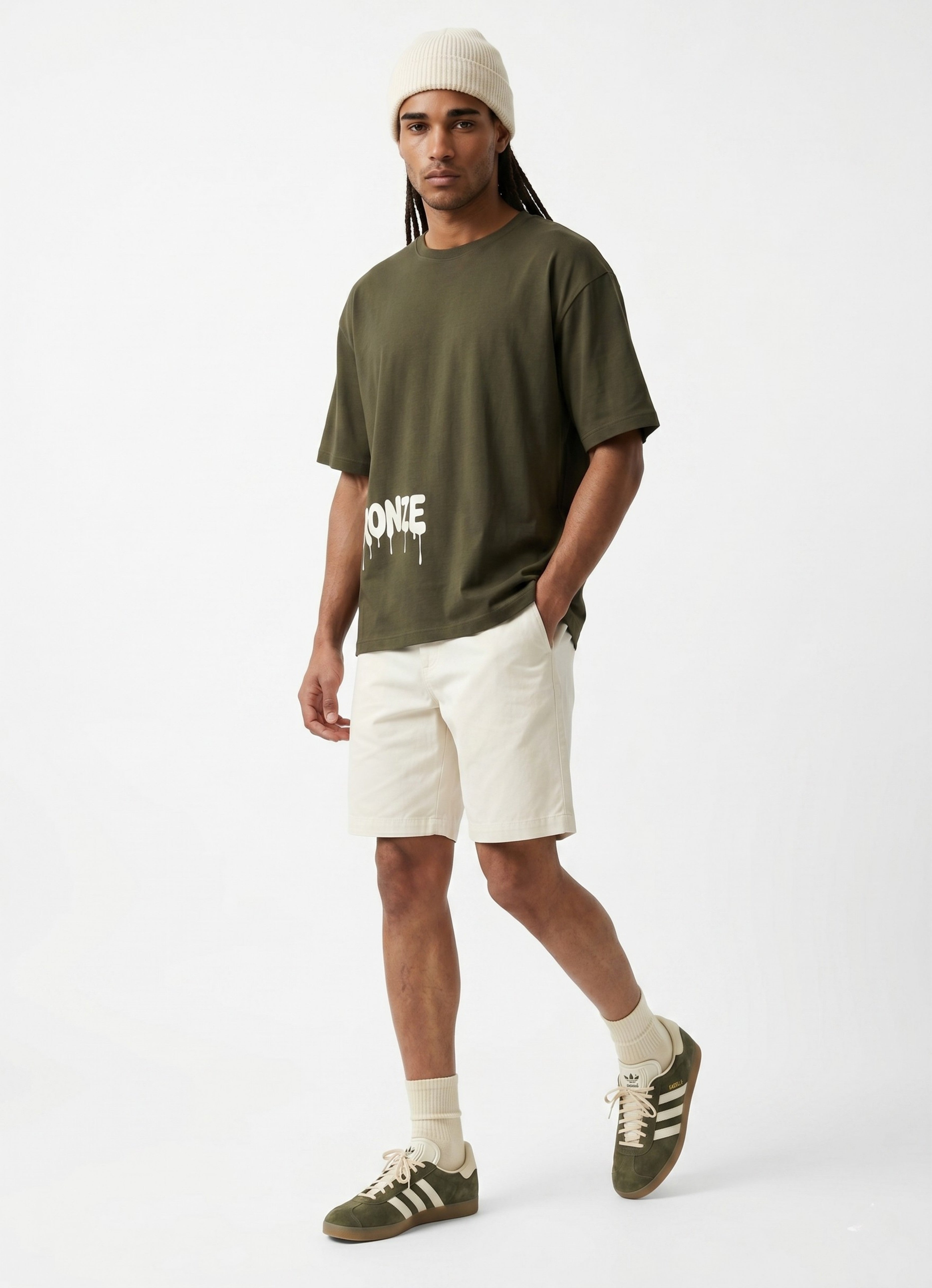 Dark Green Glow Puff Comfort T-Shirt