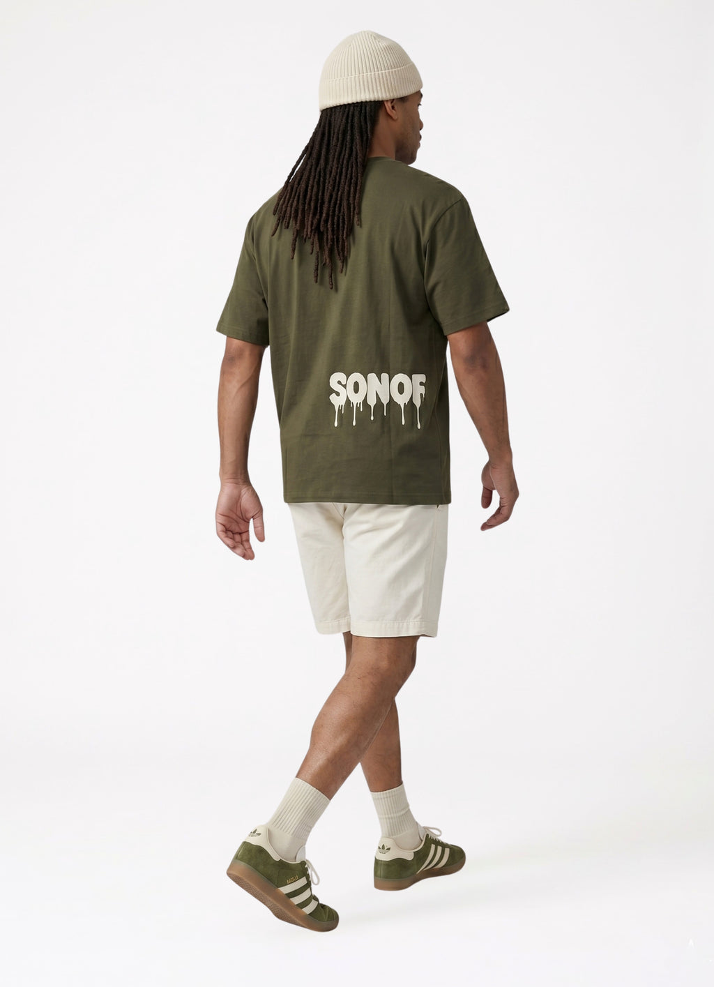 Dark Green Glow Puff Comfort T-Shirt