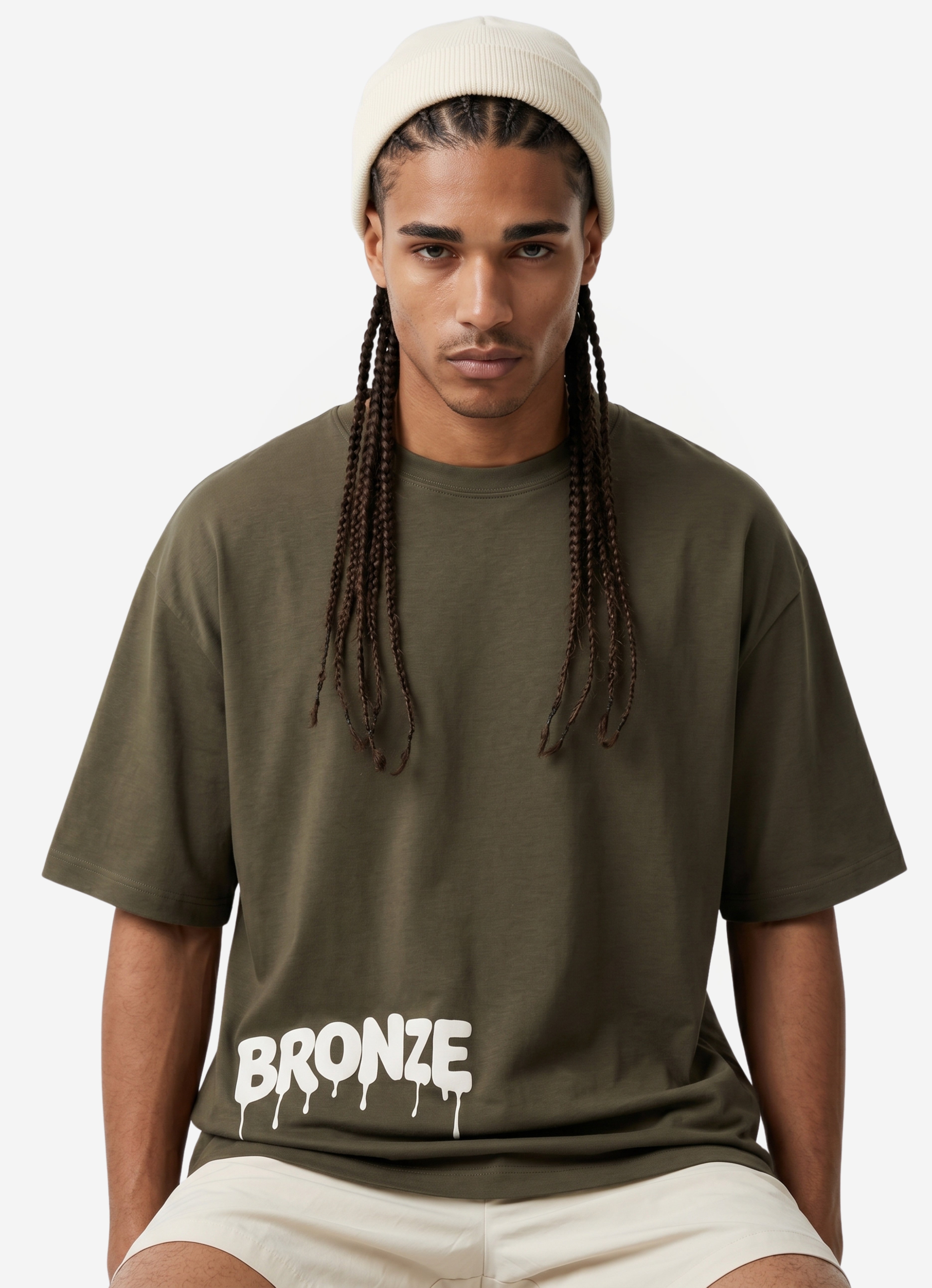 Dark Green Glow Puff Comfort T-Shirt
