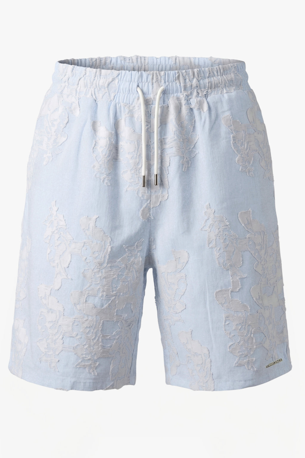 Baby Blue Comfort Jakarlı Şort