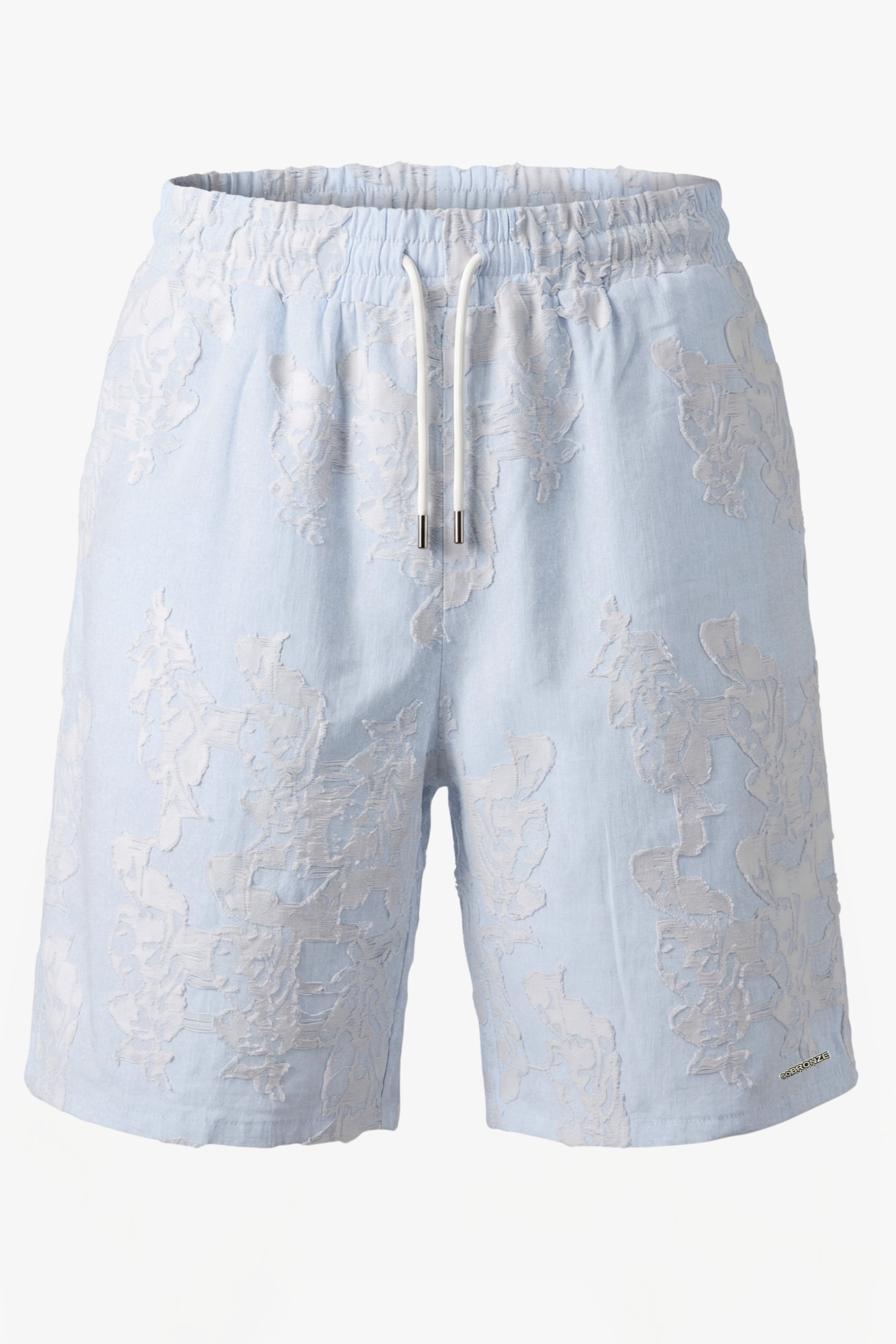 Baby Blue Comfort Jakarlı Şort