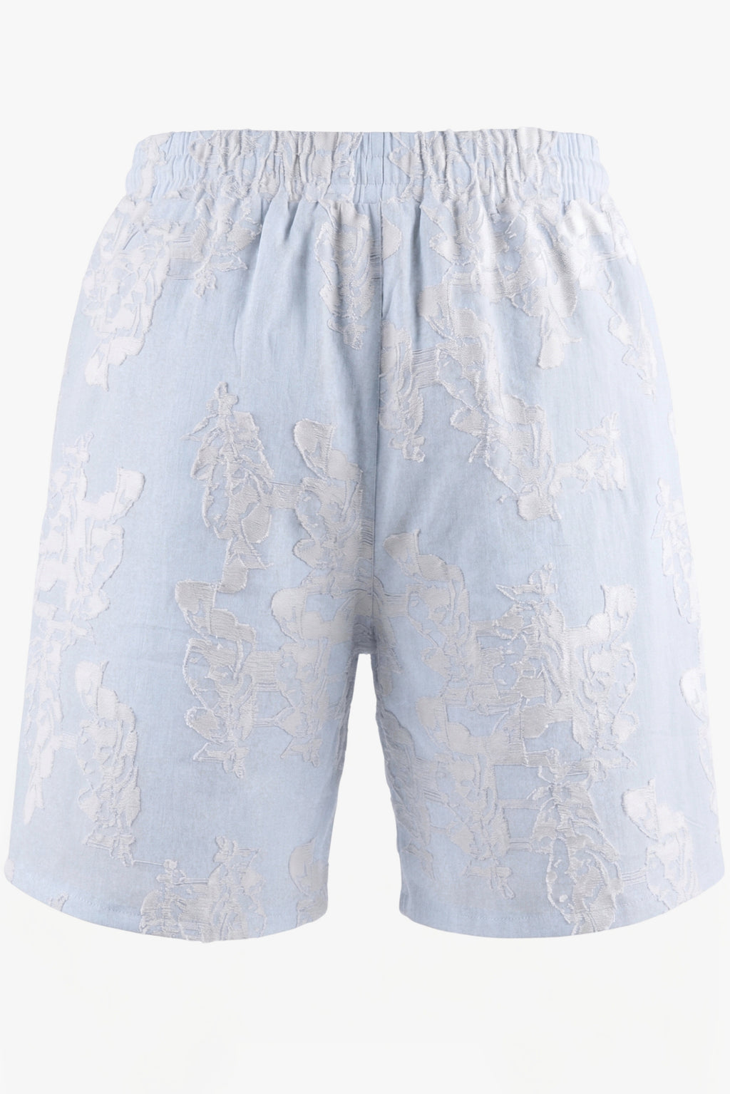 Baby Blue Comfort Jakarlı Şort
