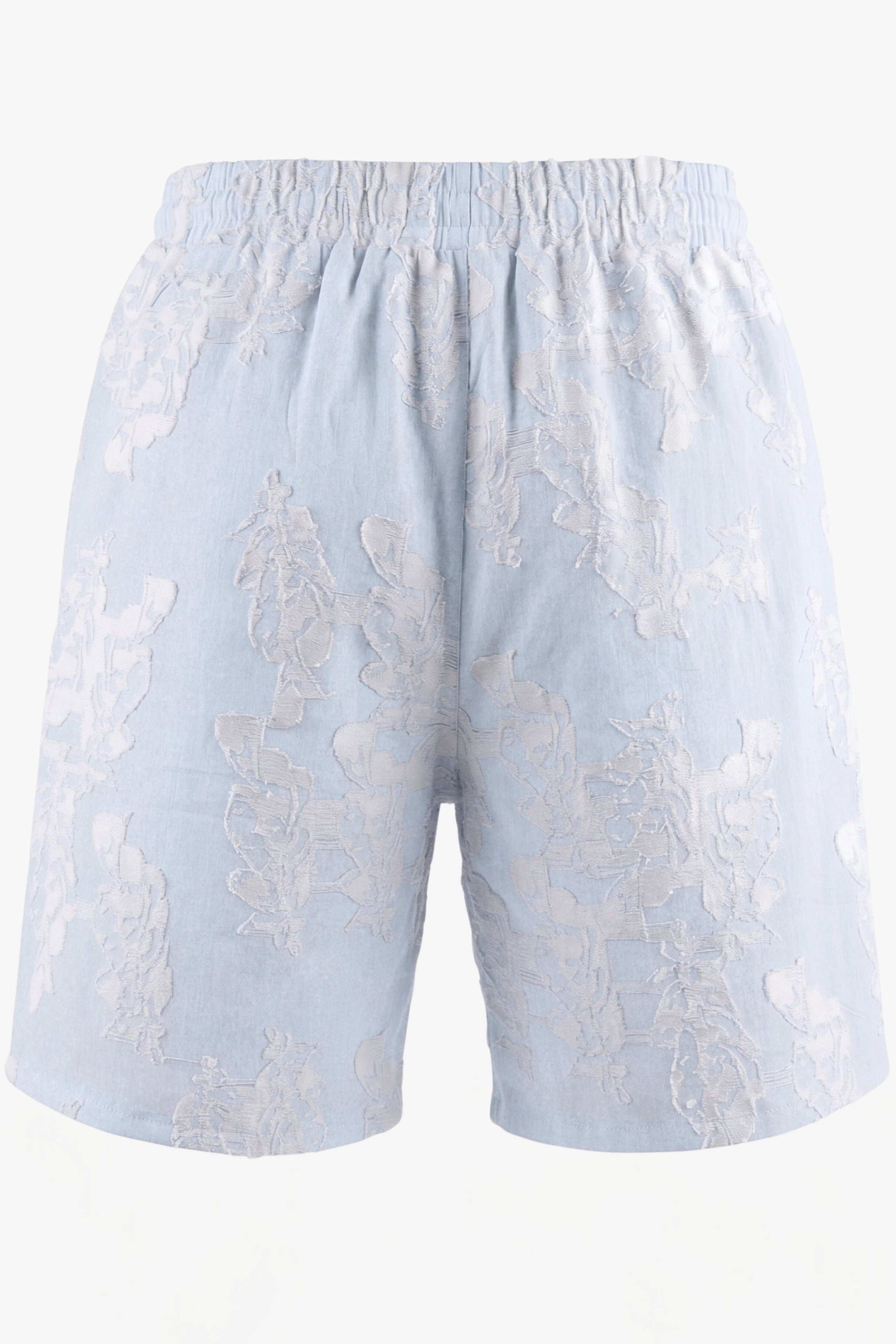 Baby Blue Comfort Jakarlı Şort