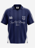Navy Blue Forma Polo T-shirt