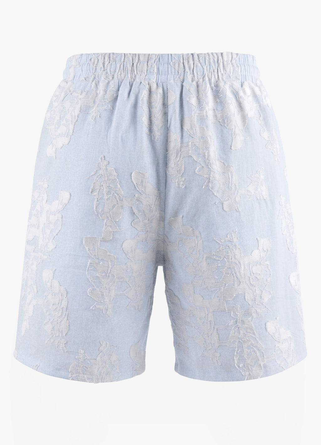 Baby Blue Comfort Jakarlı Şort