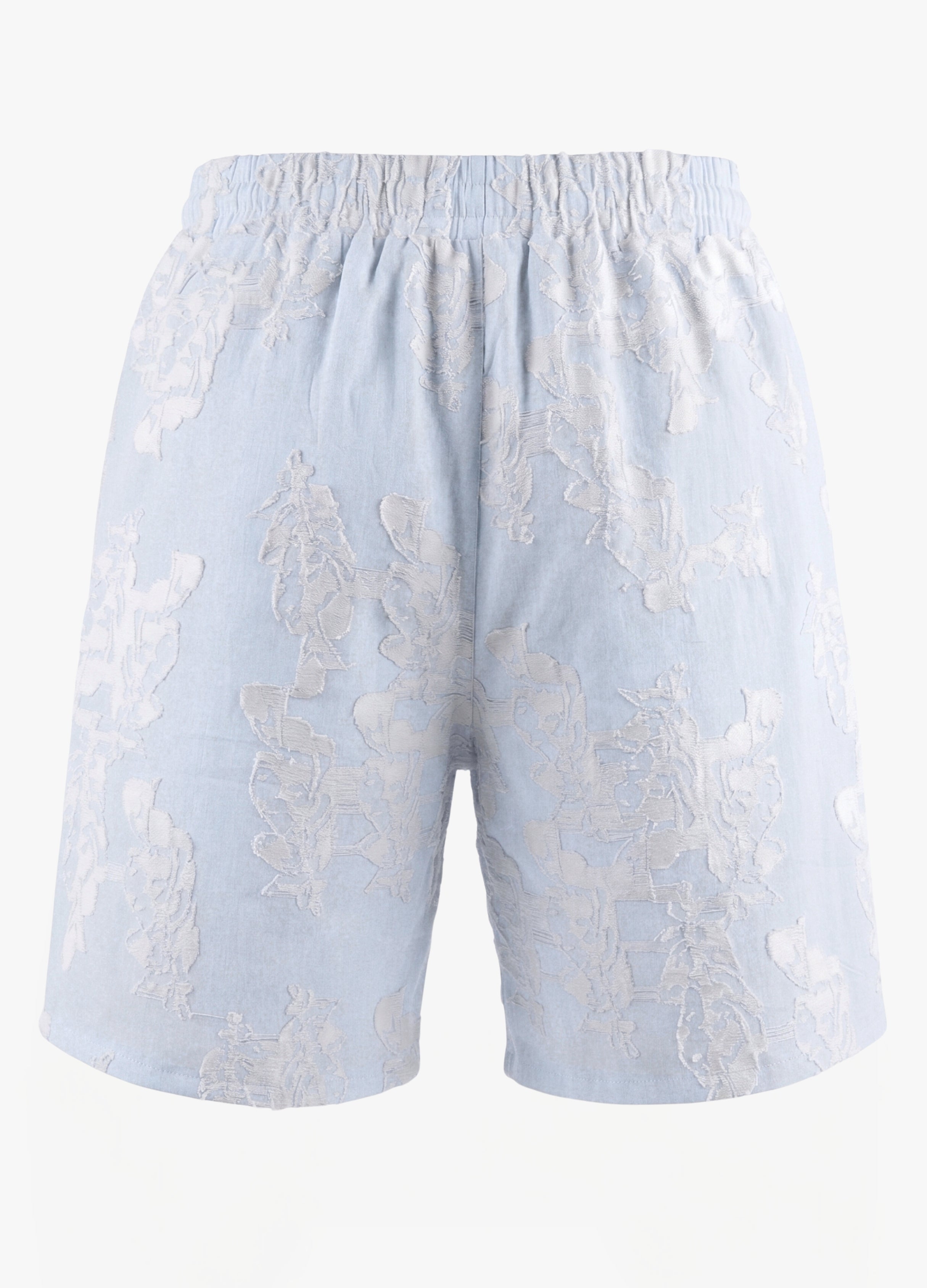 Baby Blue Comfort Jakarlı Şort