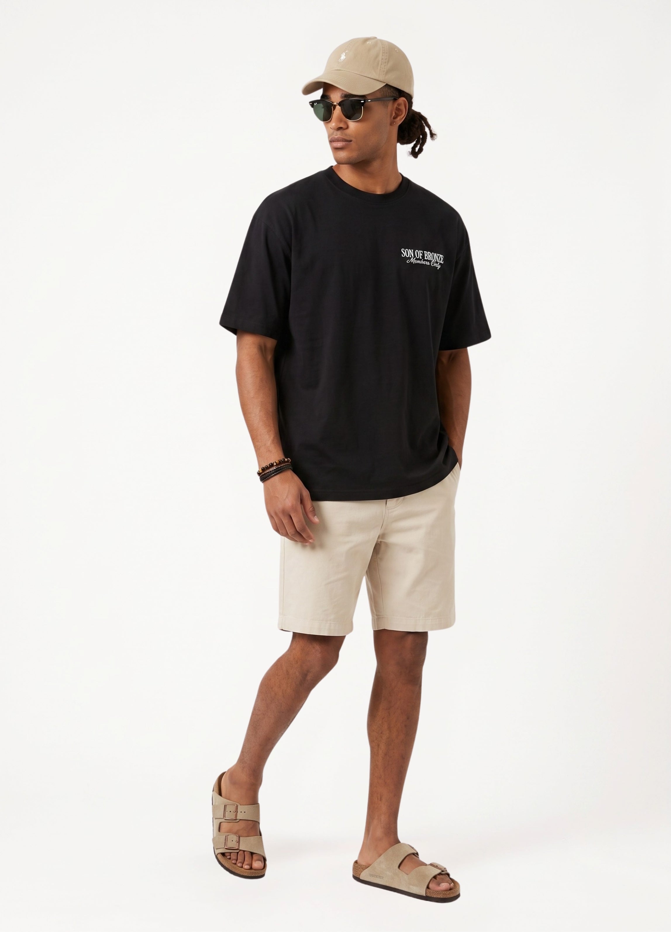 Black Sırt Baskılı Comfort T-shirt