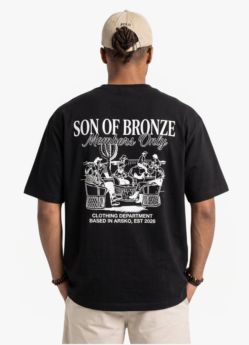Black Sırt Baskılı Comfort T-shirt