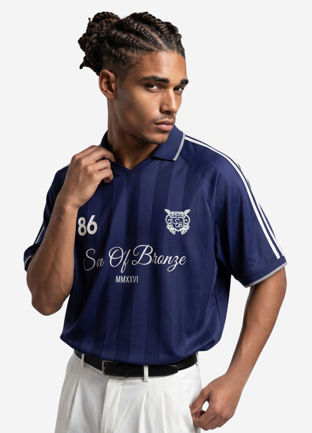 Navy Blue Forma Polo T-shirt