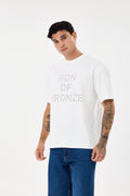 Off White Rivet Taşlı Comfort T-shirt