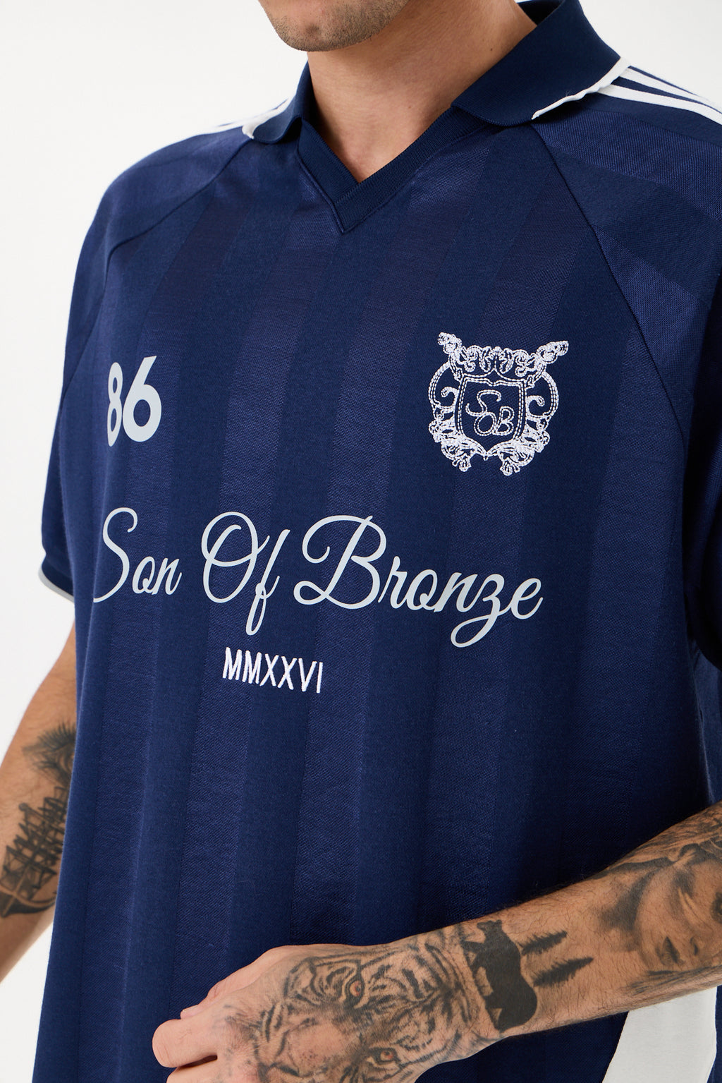 Navy Blue Forma Polo T-shirt