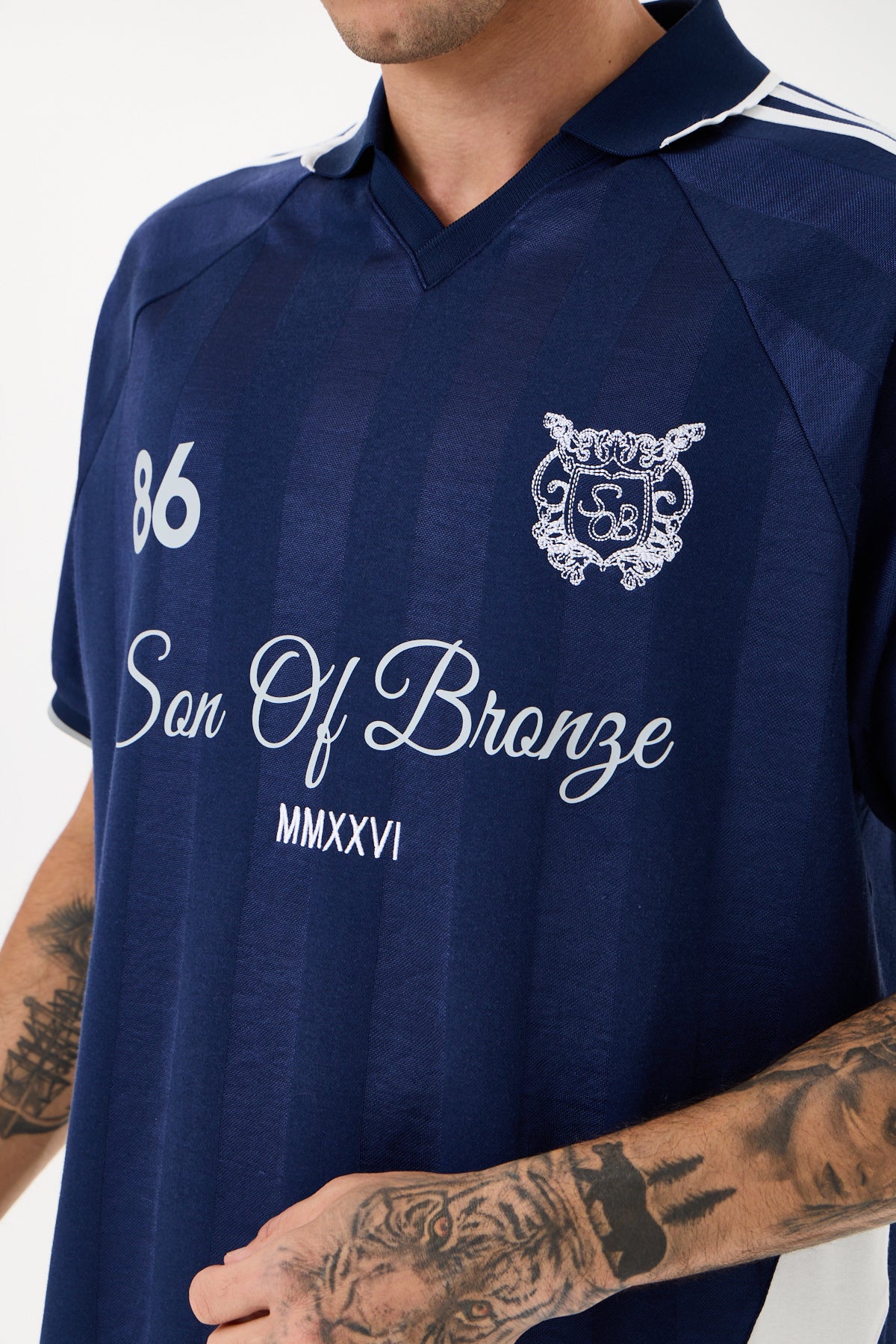 Navy Blue Forma Polo T-shirt