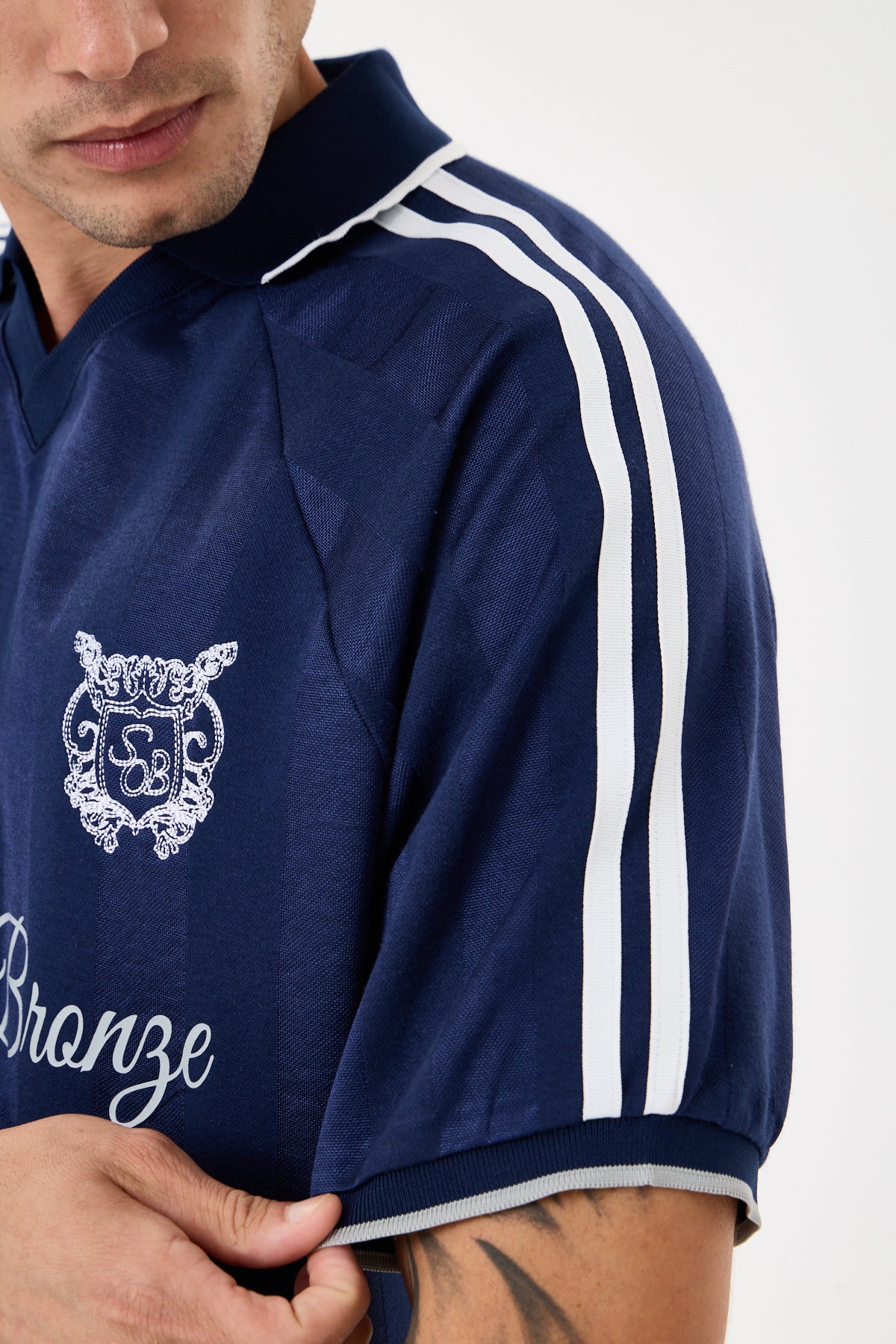 Navy Blue Forma Polo T-shirt
