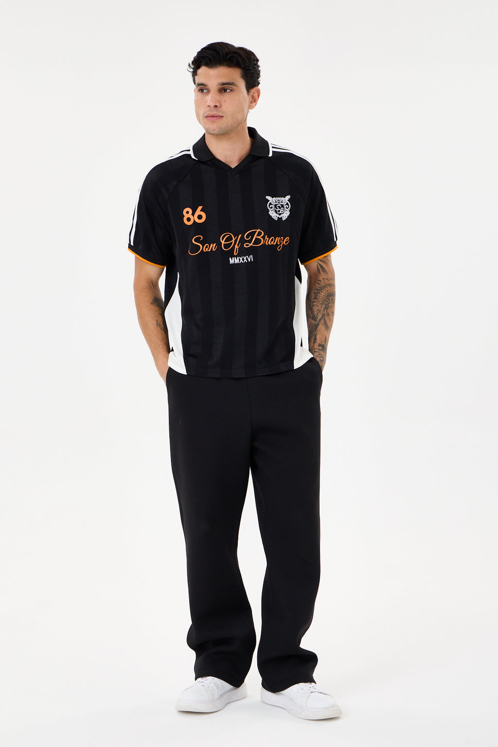 Black Forma Polo T-shirt