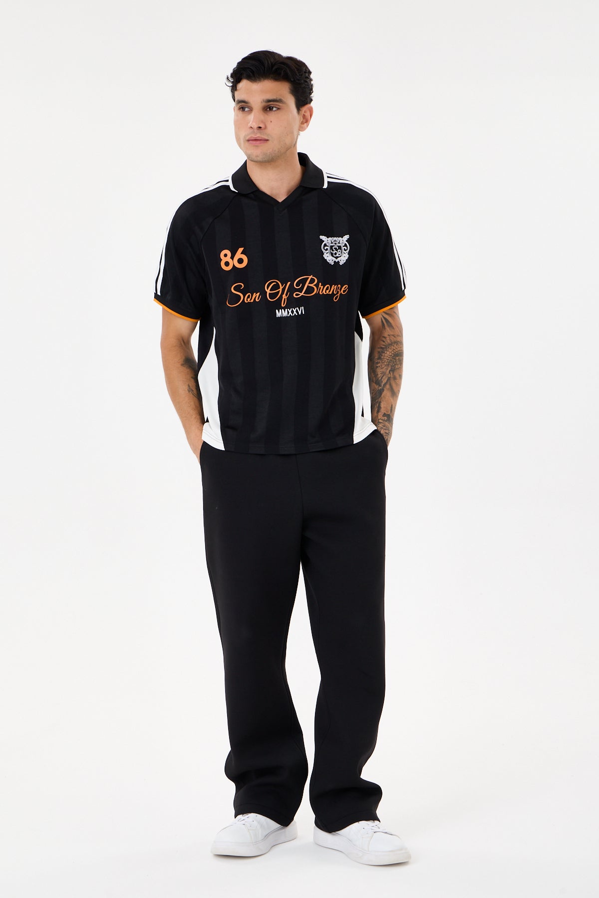 Black Forma Polo T-shirt