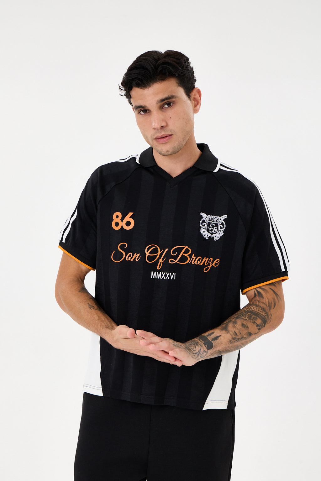 Black Forma Polo T-shirt