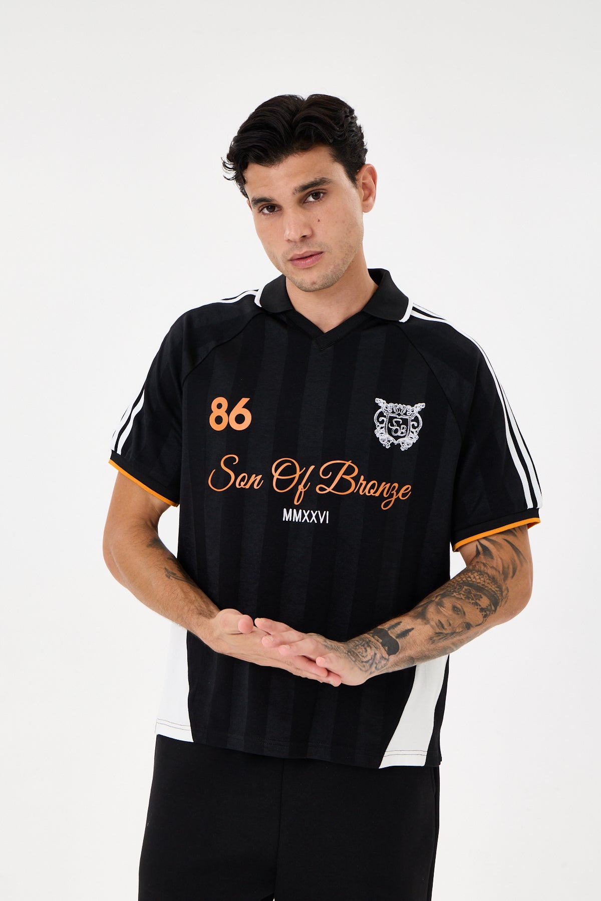 Black Forma Polo T-shirt