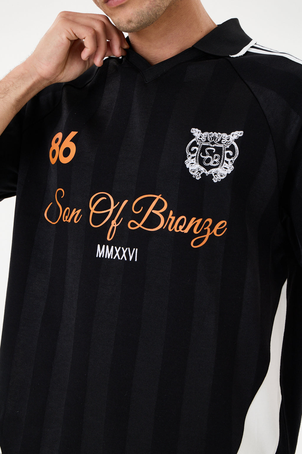 Black Forma Polo T-shirt