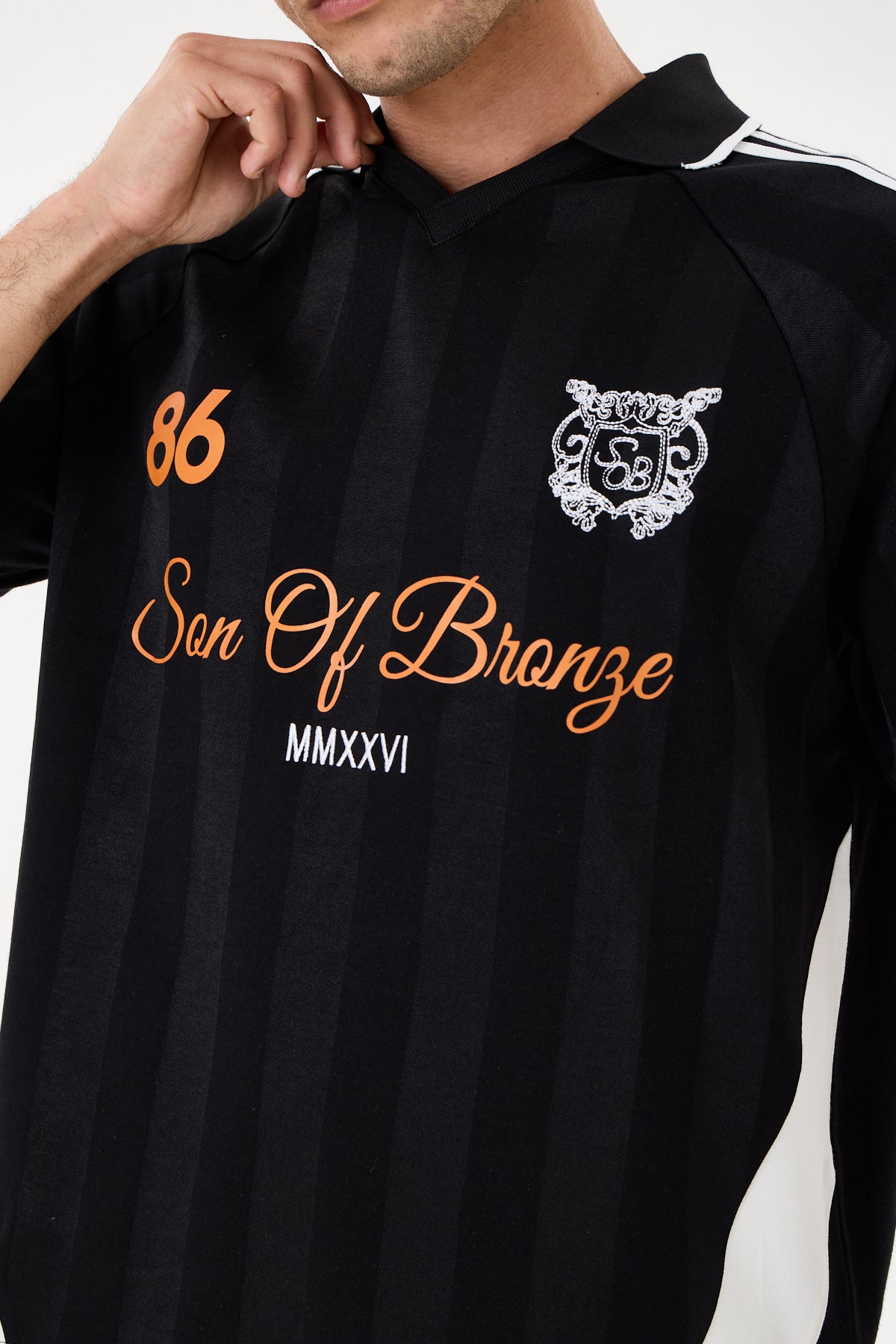 Black Forma Polo T-shirt