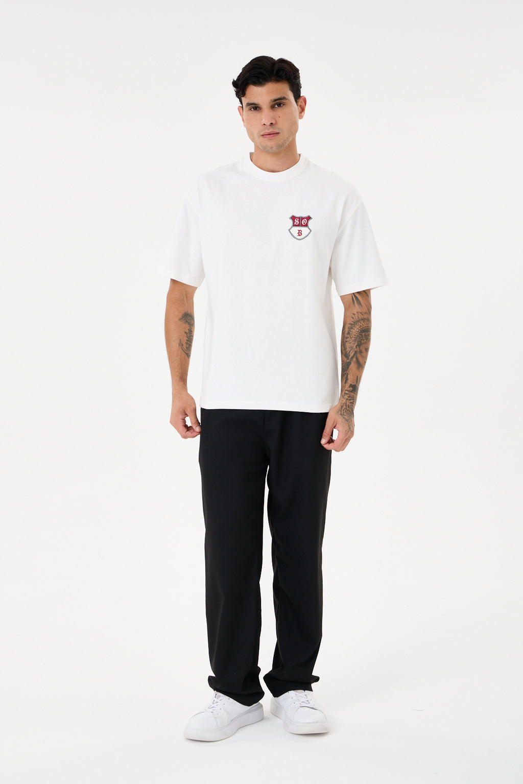 Off White Sırt Baskılı Comfort T-shirt