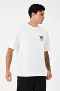 Off White Sırt Baskılı Comfort T-shirt