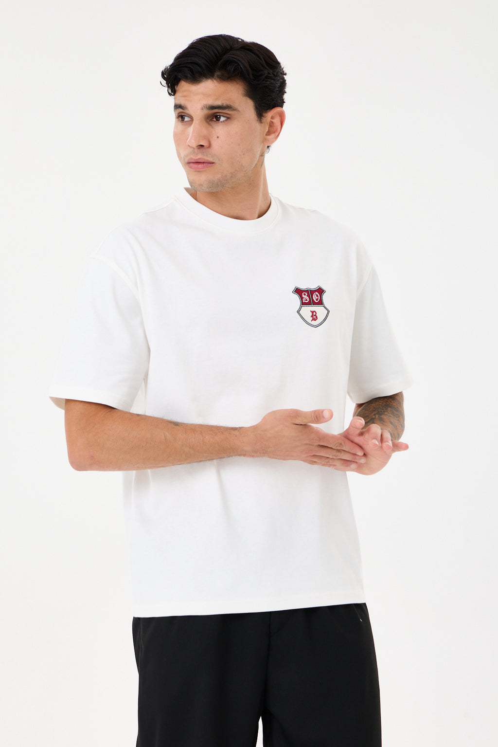 Off White Sırt Baskılı Comfort T-shirt