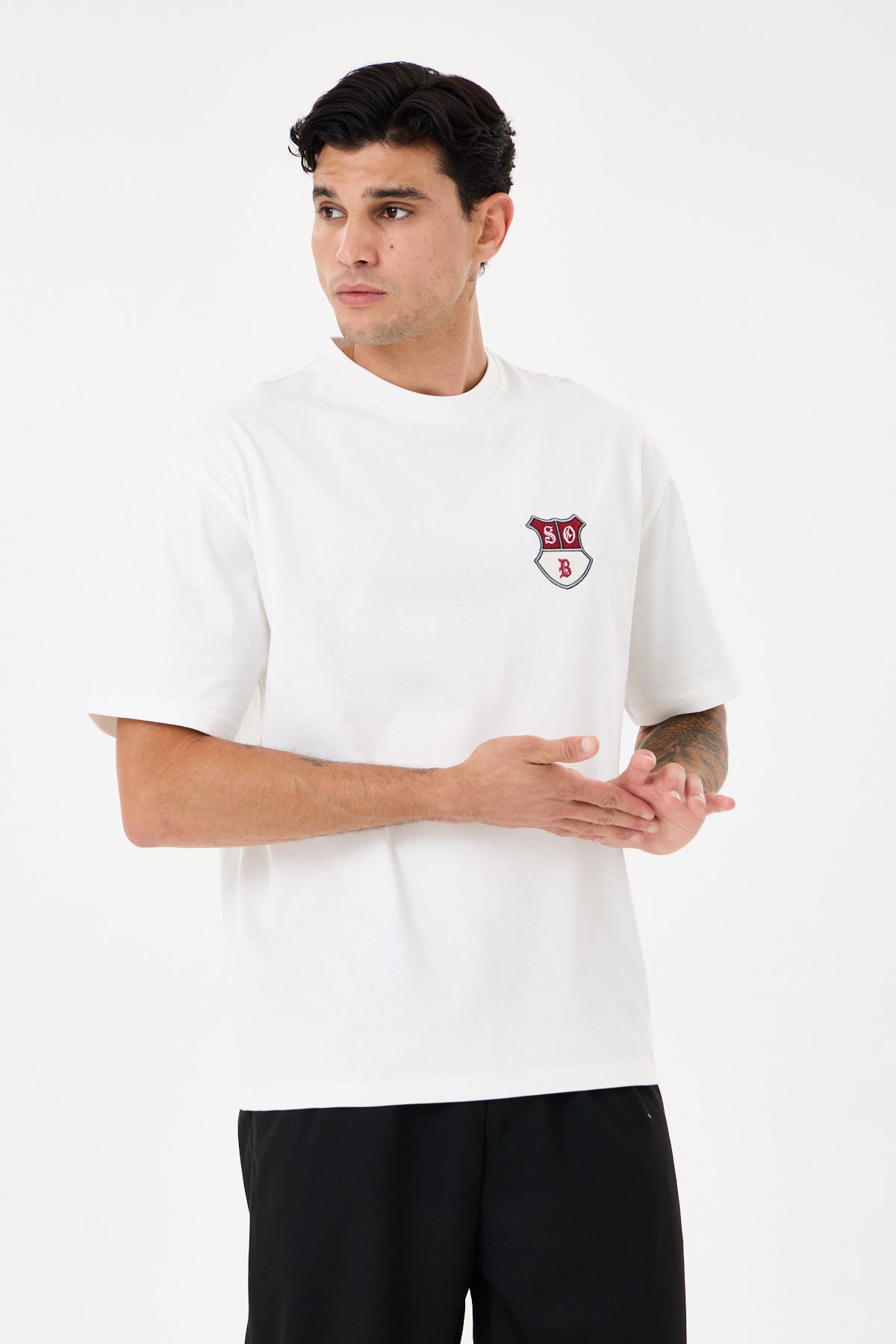 Off White Sırt Baskılı Comfort T-shirt