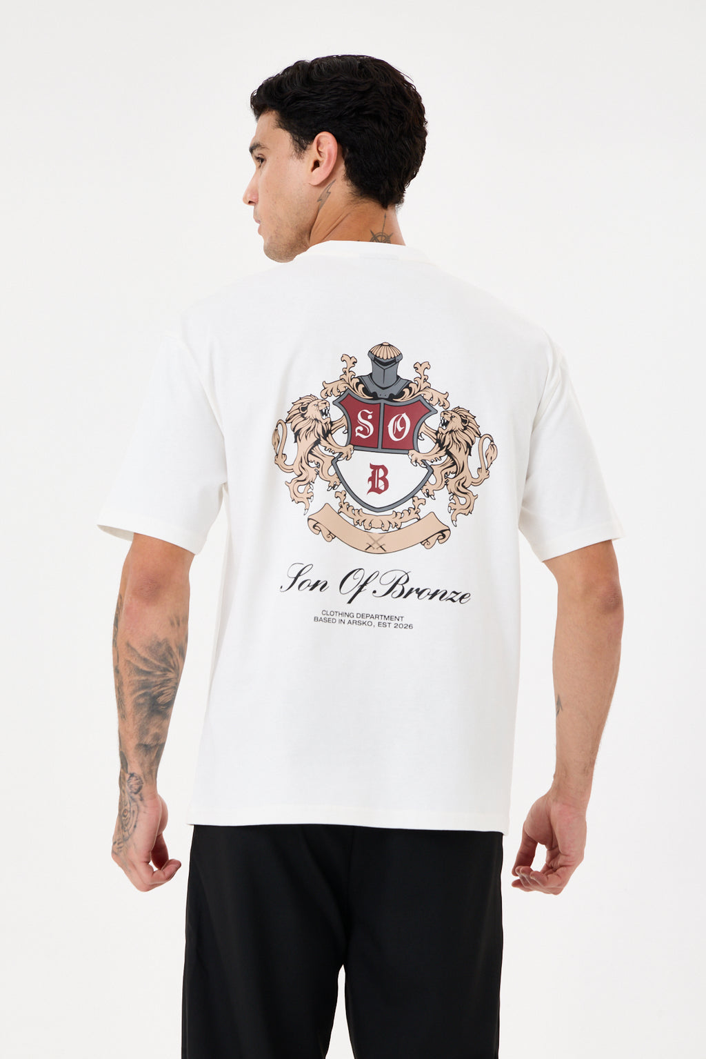 Off White Sırt Baskılı Comfort T-shirt