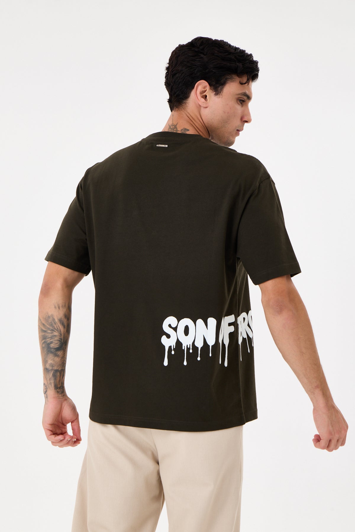 Dark Green Glow Puff Comfort T-Shirt