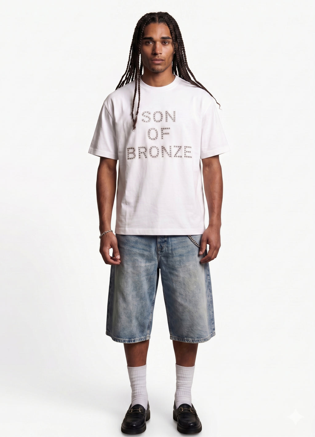 Off White Rivet Taşlı Comfort T-shirt