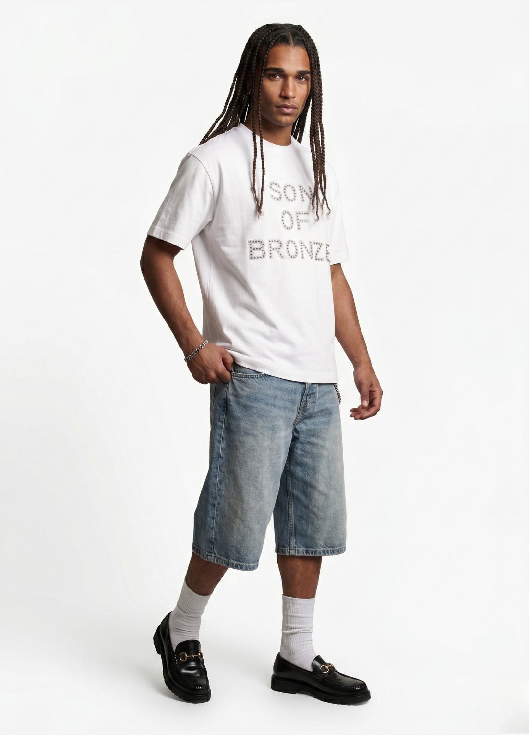 Off White Rivet Taşlı Comfort T-shirt