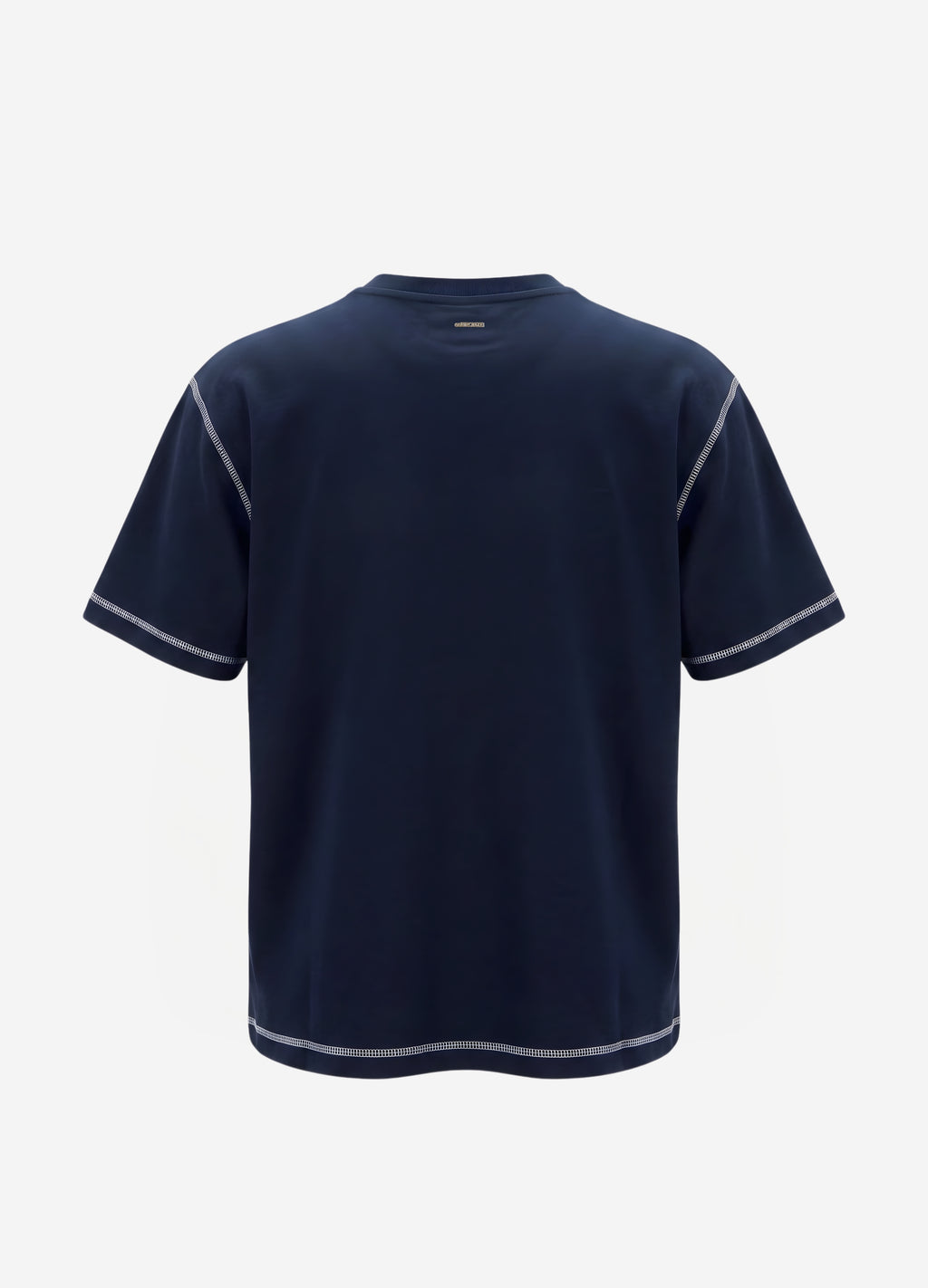 Navy Blue Signature Nakışlı Comfort T-shirt