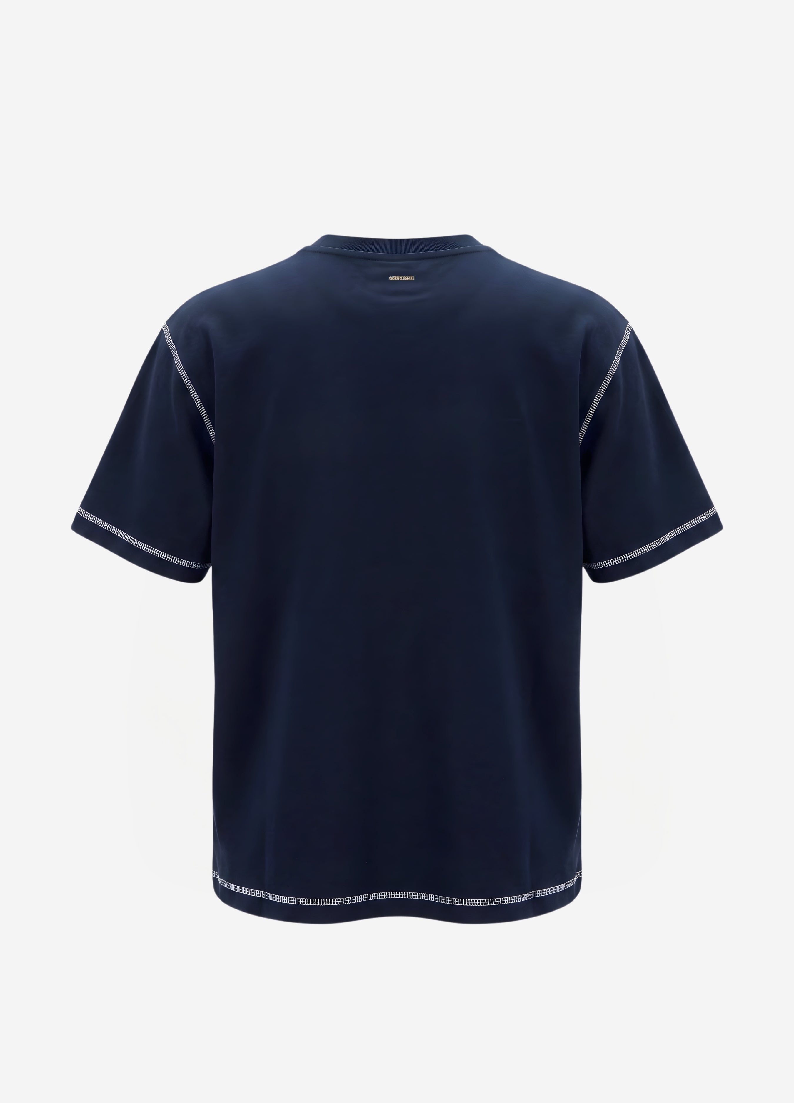 Navy Blue Signature Nakışlı Comfort T-shirt