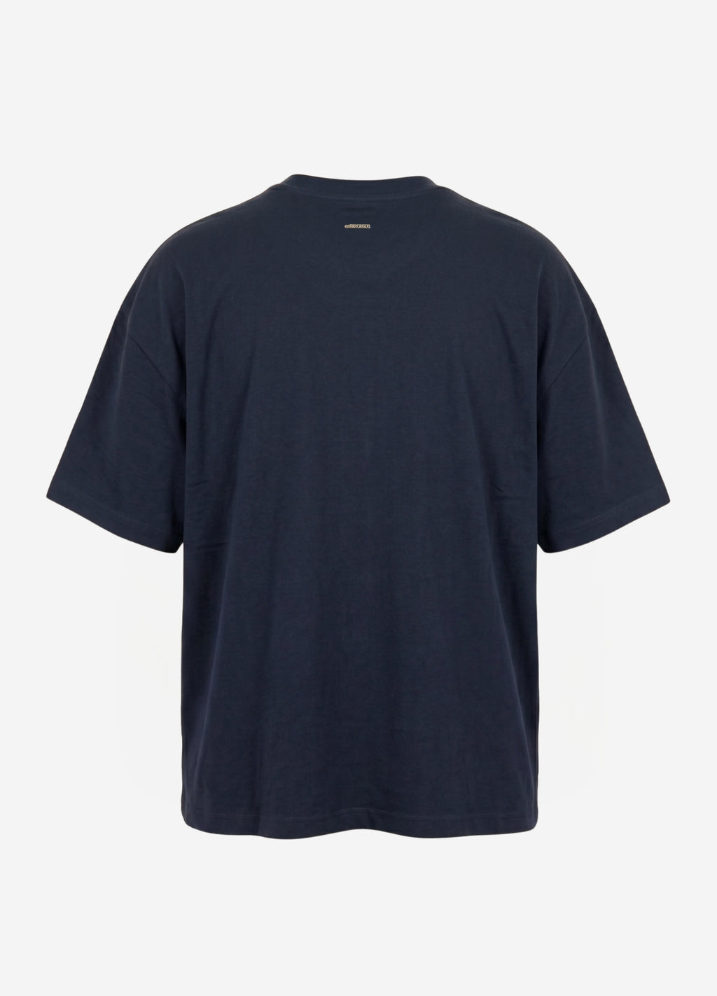 Navy Blue Eva Nakışlı Comfort T-shirt