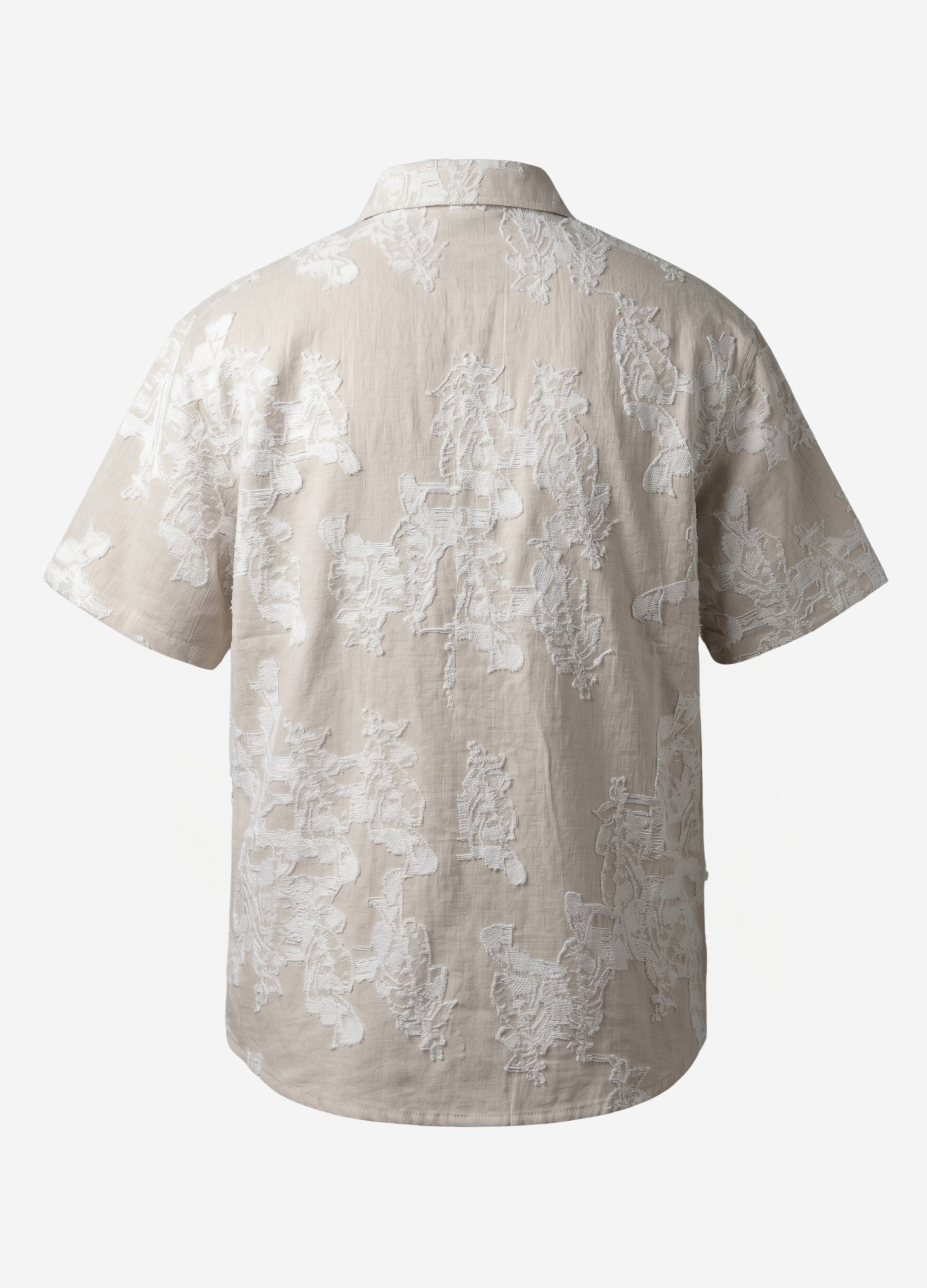 Beige Cep Detaylı Comfort Gömlek