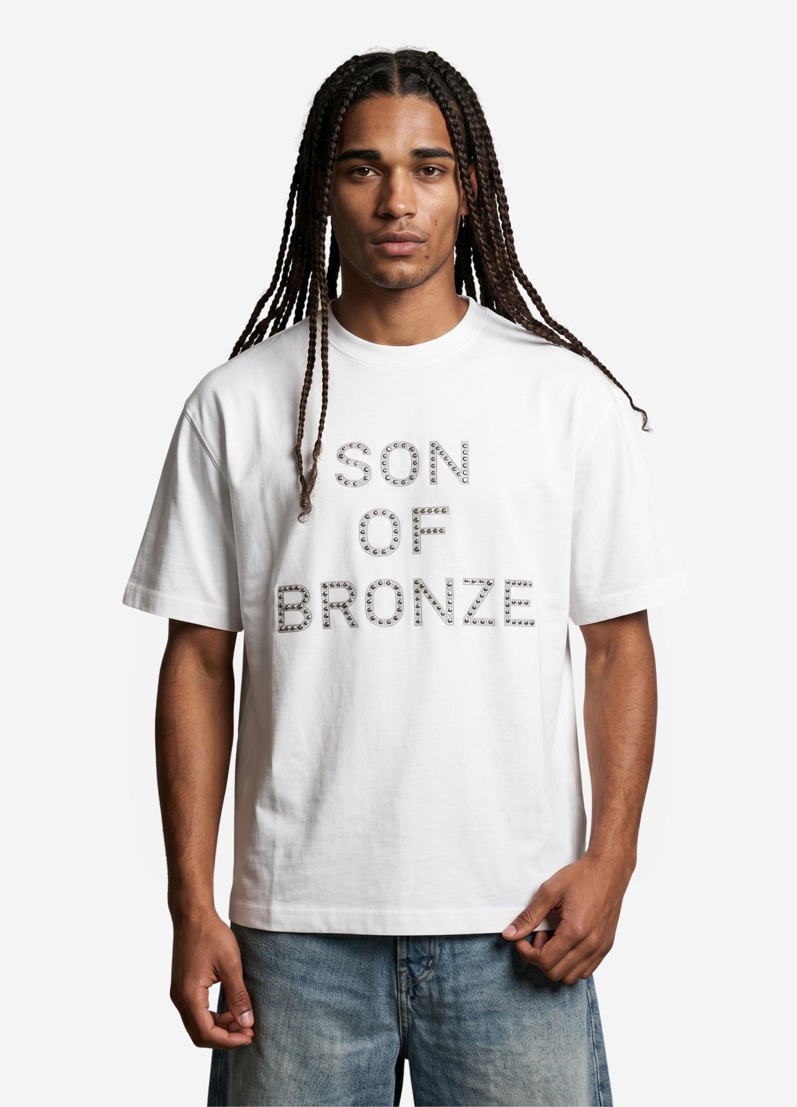 Off White Rivet Taşlı Comfort T-shirt