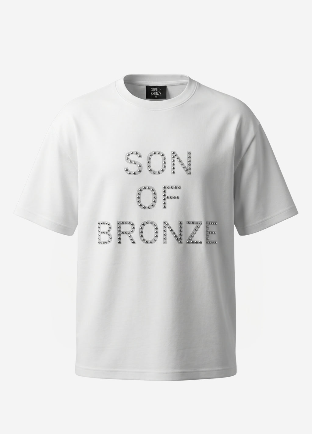 Off White Rivet Taşlı Comfort T-shirt