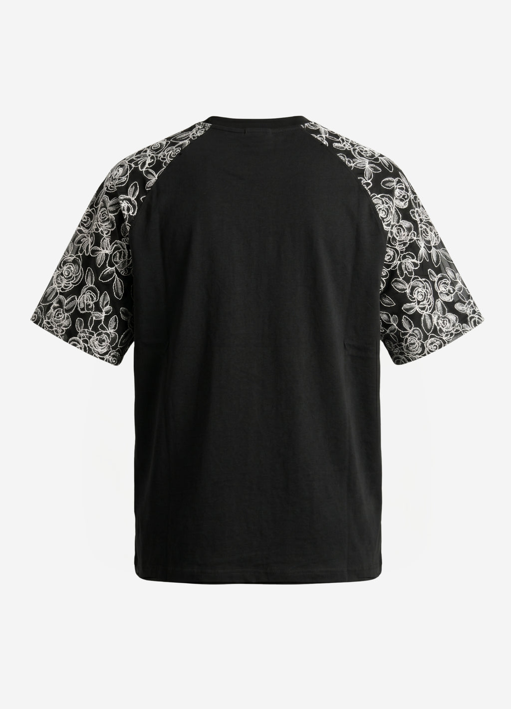 Black Brode Detaylı Reglan T-shirt