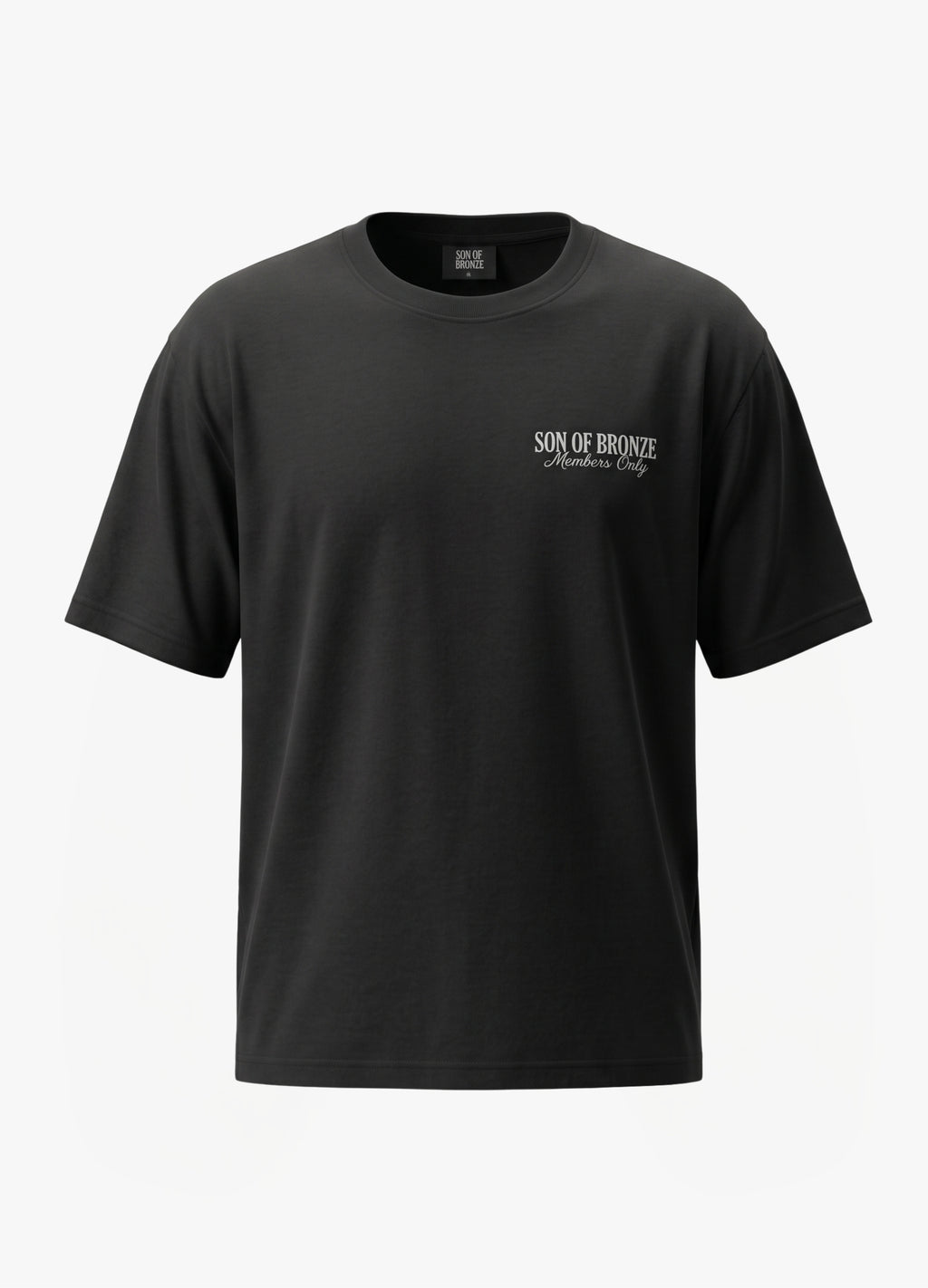 Black Sırt Baskılı Comfort T-shirt