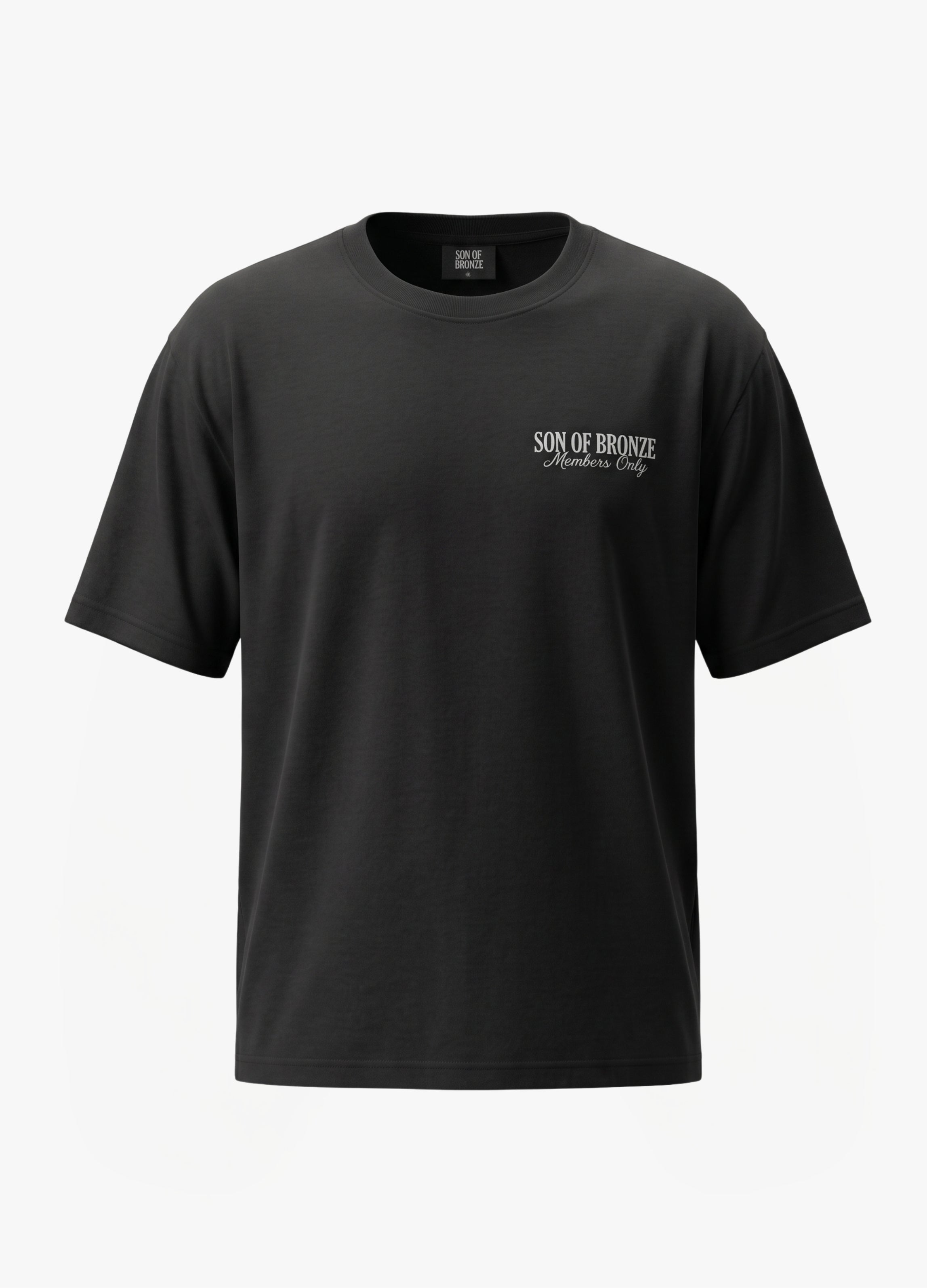 Black Sırt Baskılı Comfort T-shirt