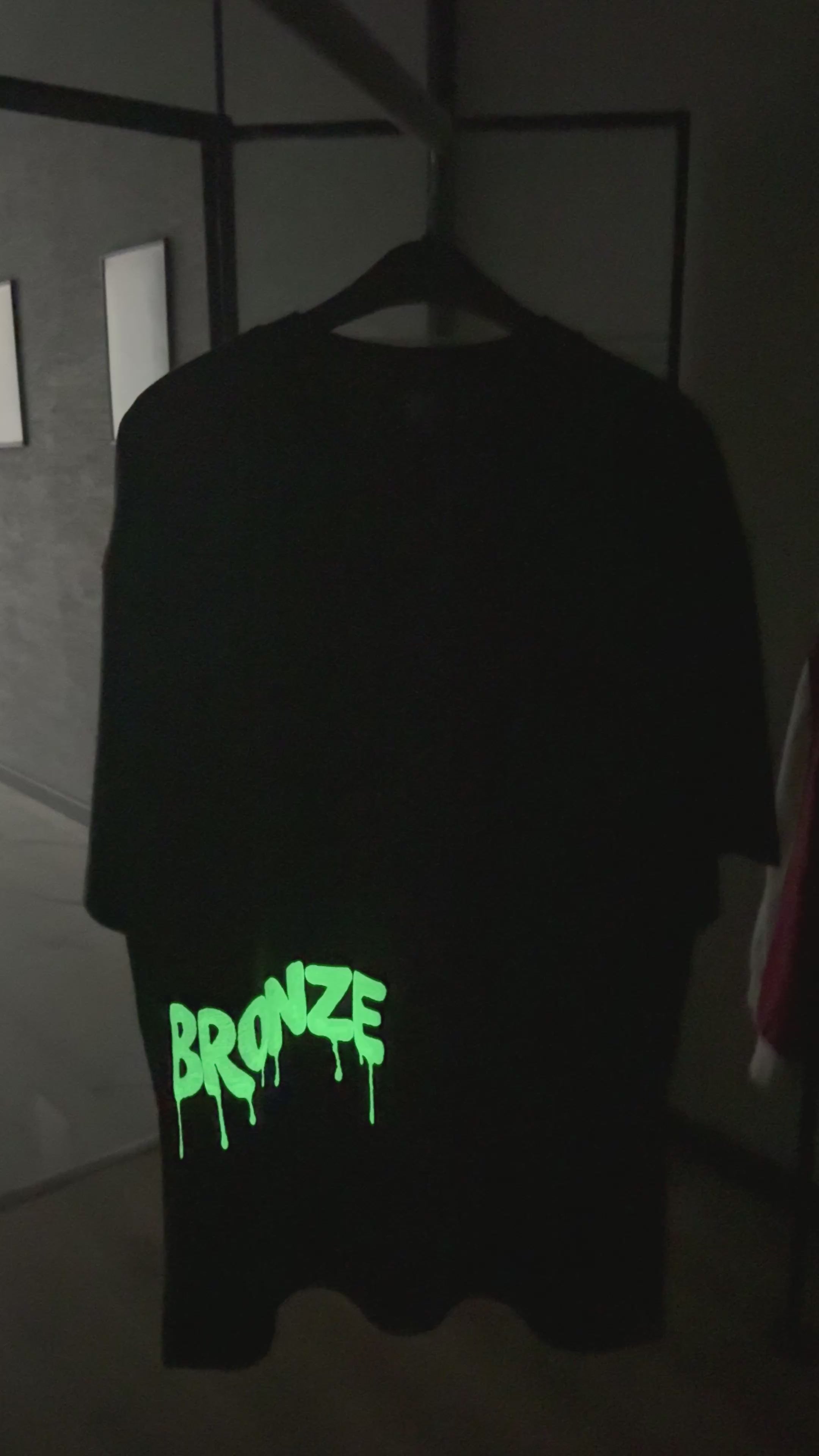 Dark Green Glow Puff Comfort T-Shirt