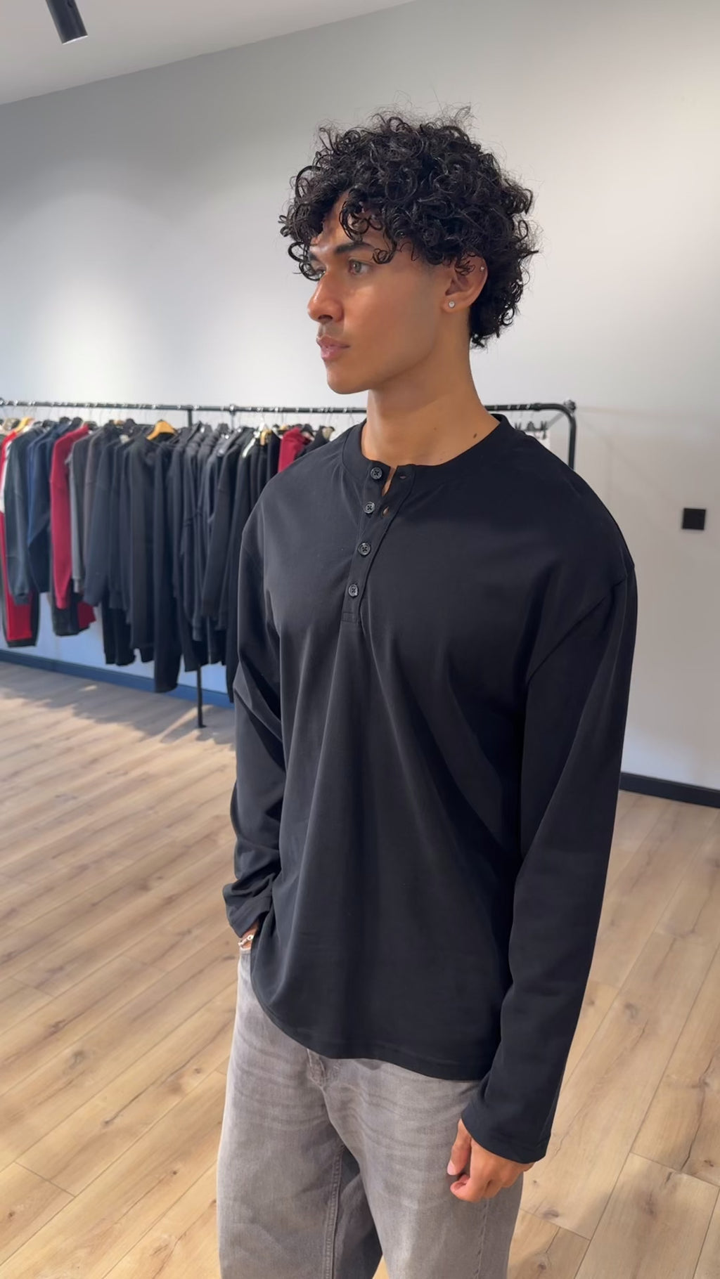 Patlı Longsleeve Uzun Kollu T-shirt