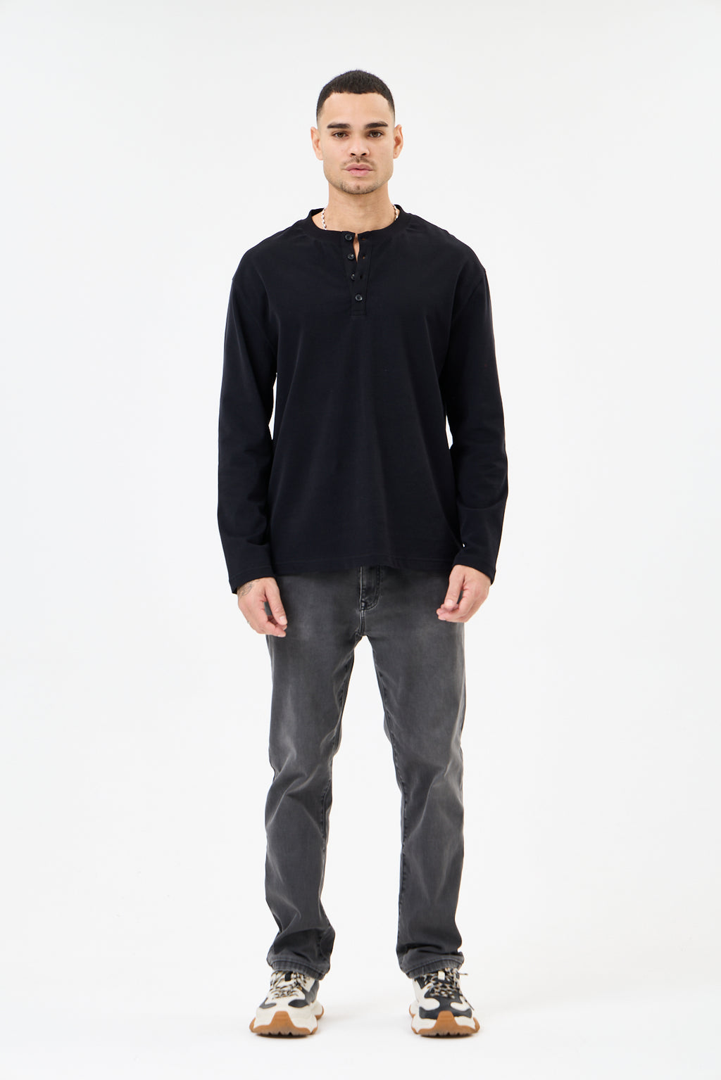 Patlı Longsleeve Uzun Kollu T-shirt