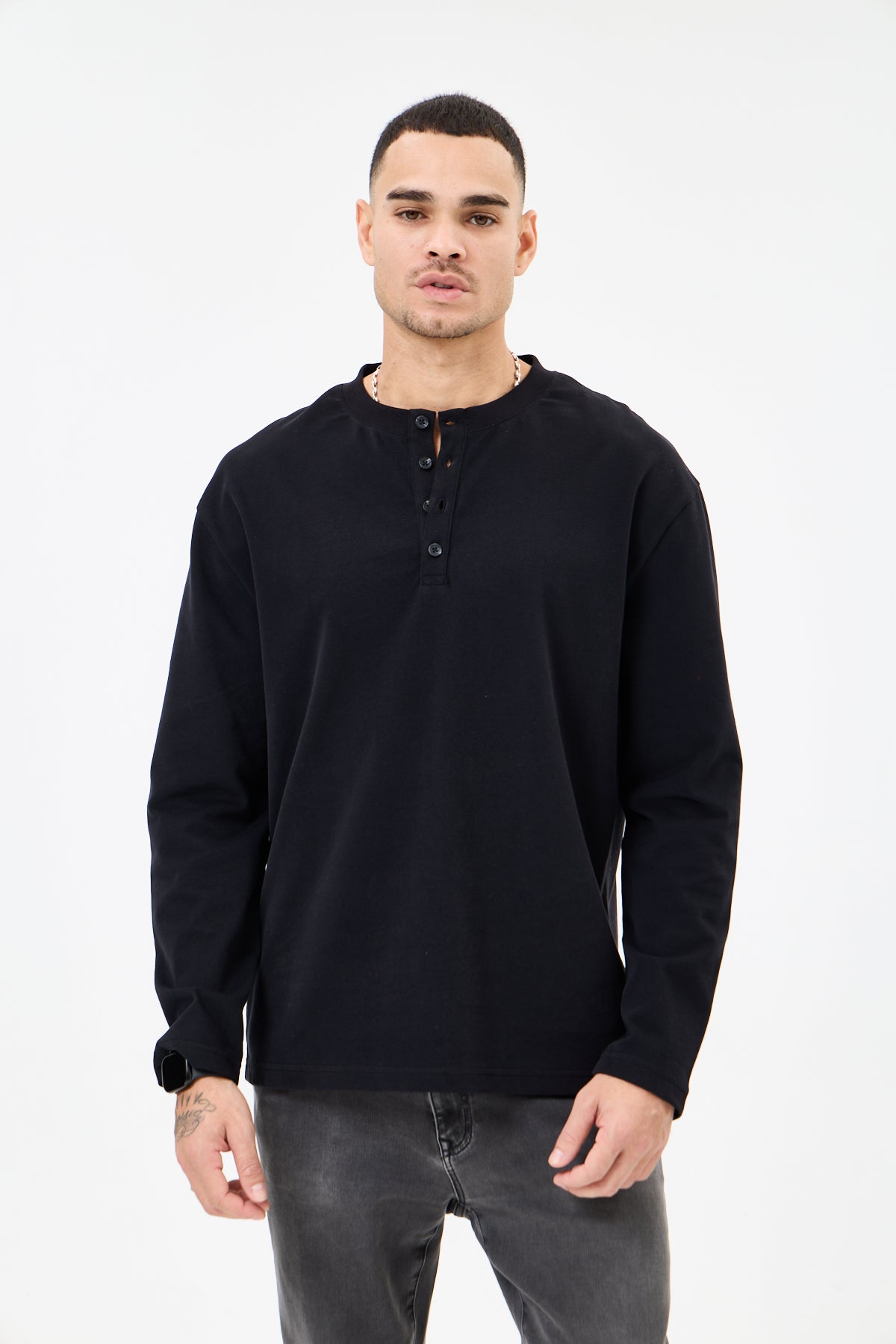 Patlı Longsleeve Uzun Kollu T-shirt