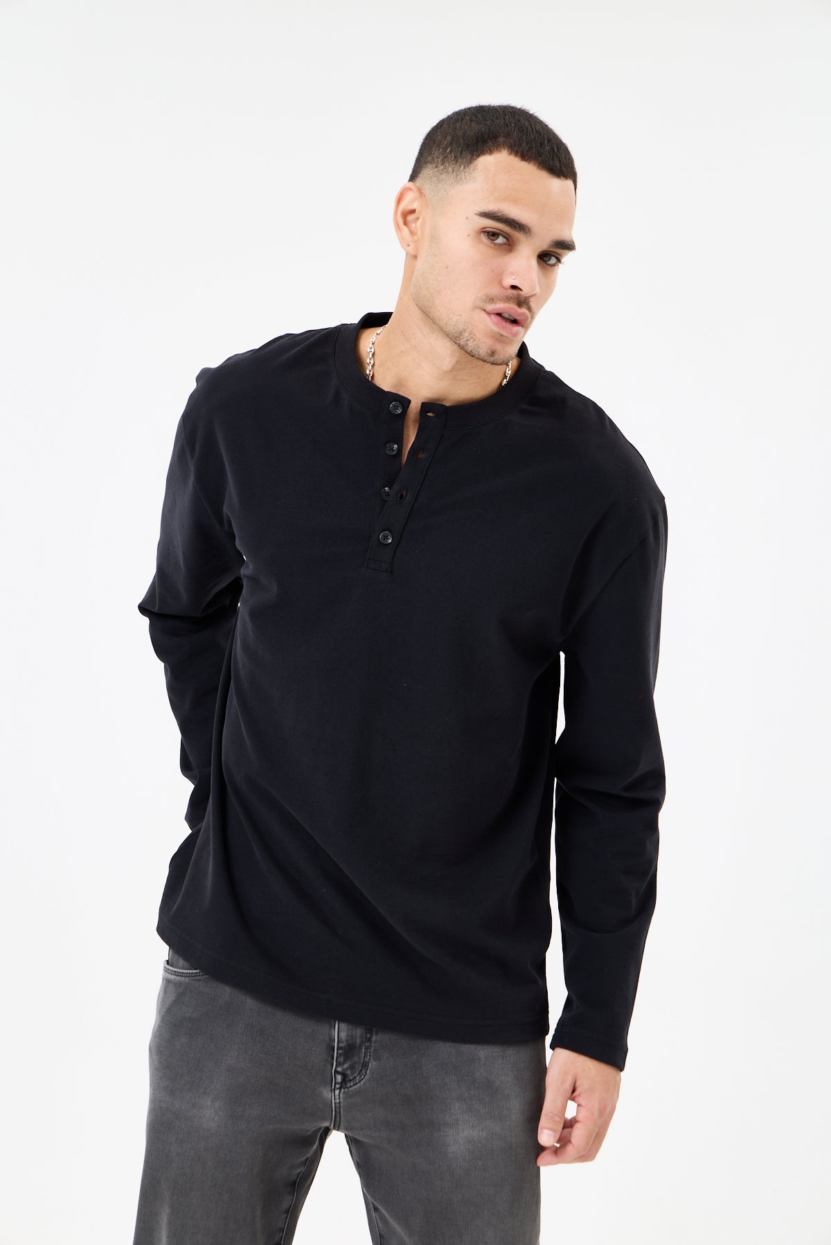 Patlı Longsleeve Uzun Kollu T-shirt