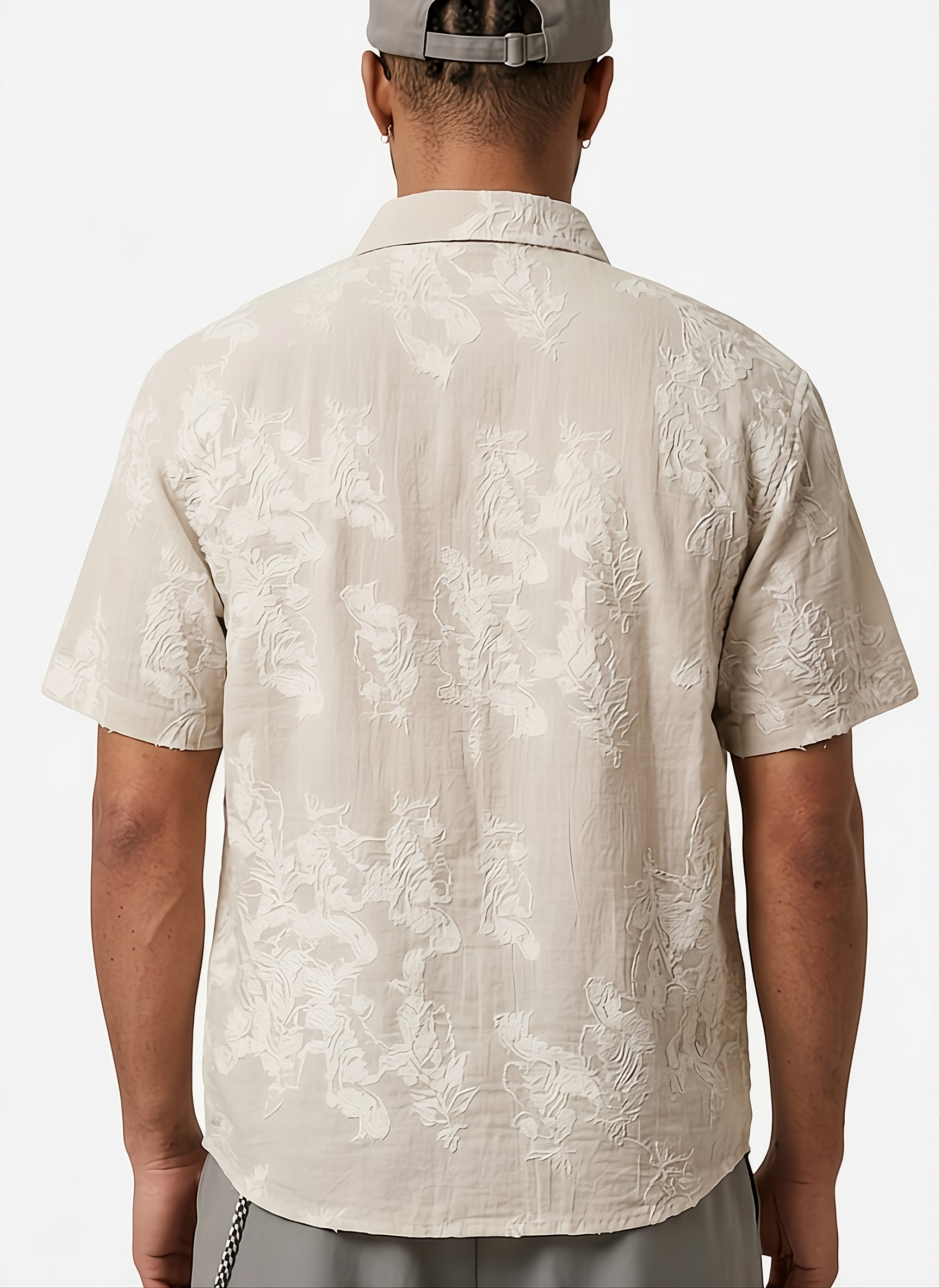 Beige Cep Detaylı Comfort Gömlek